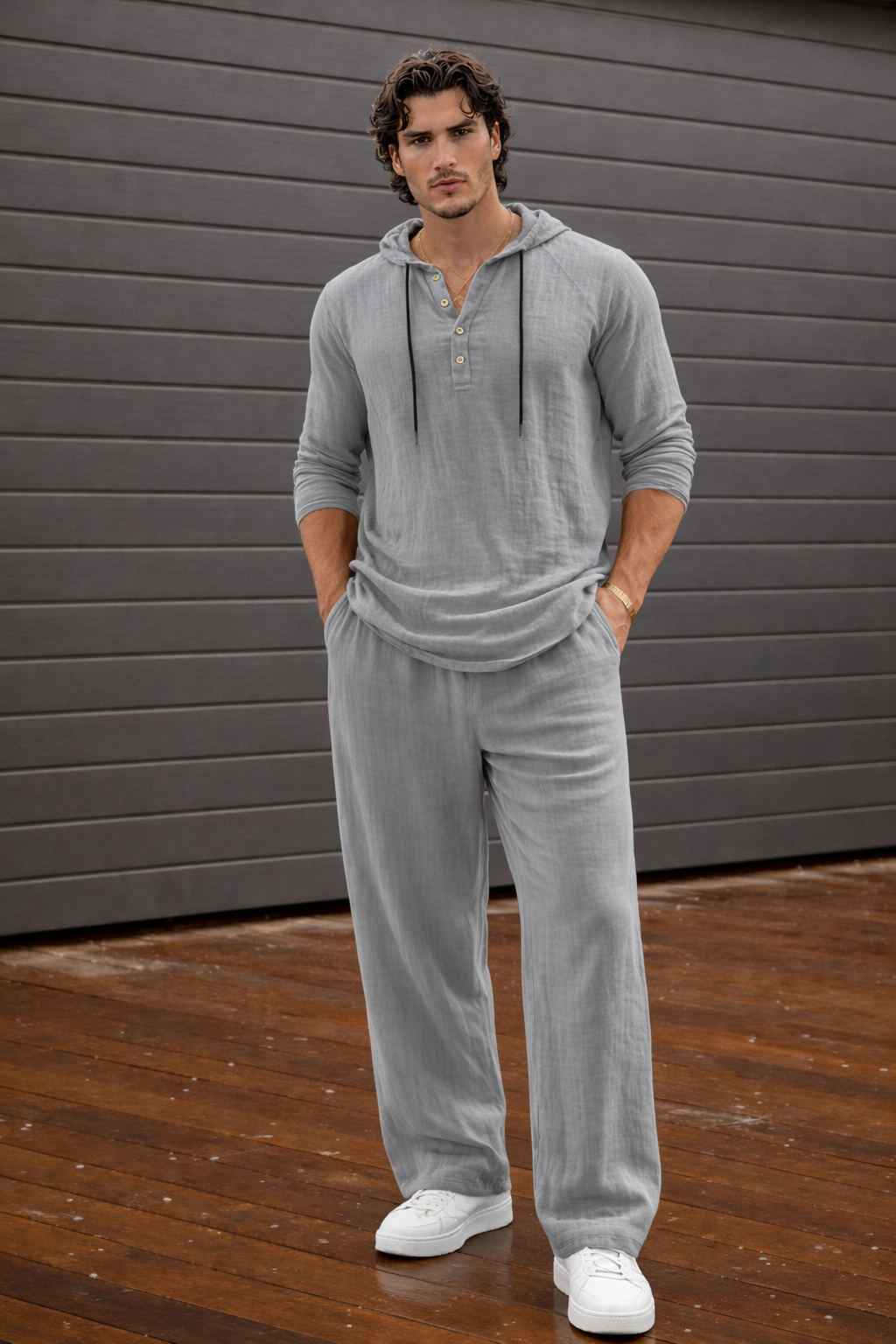 Conjunto Masculino de Lino