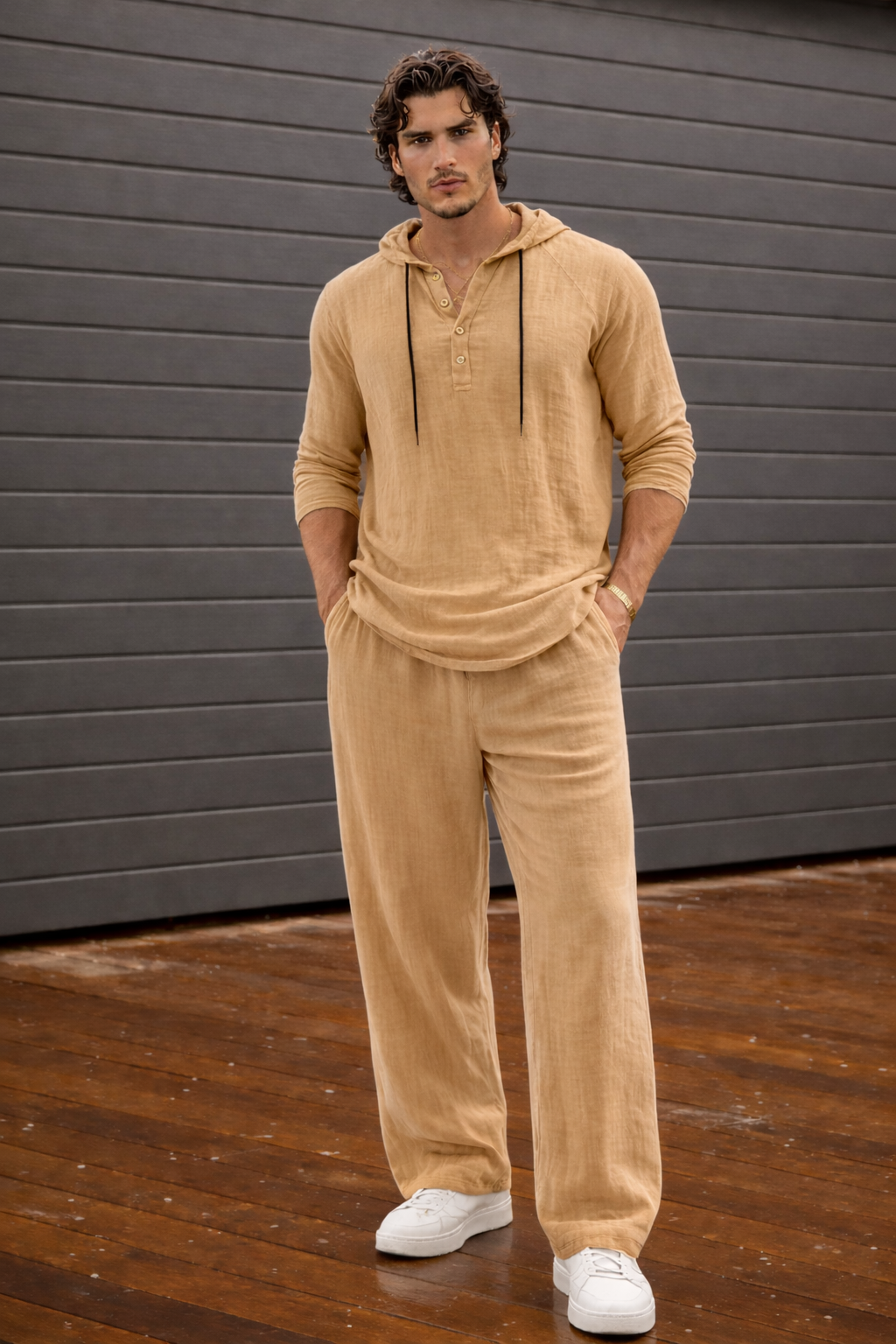 Conjunto Masculino de Lino