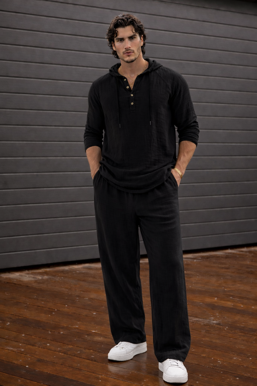 Conjunto Masculino de Lino