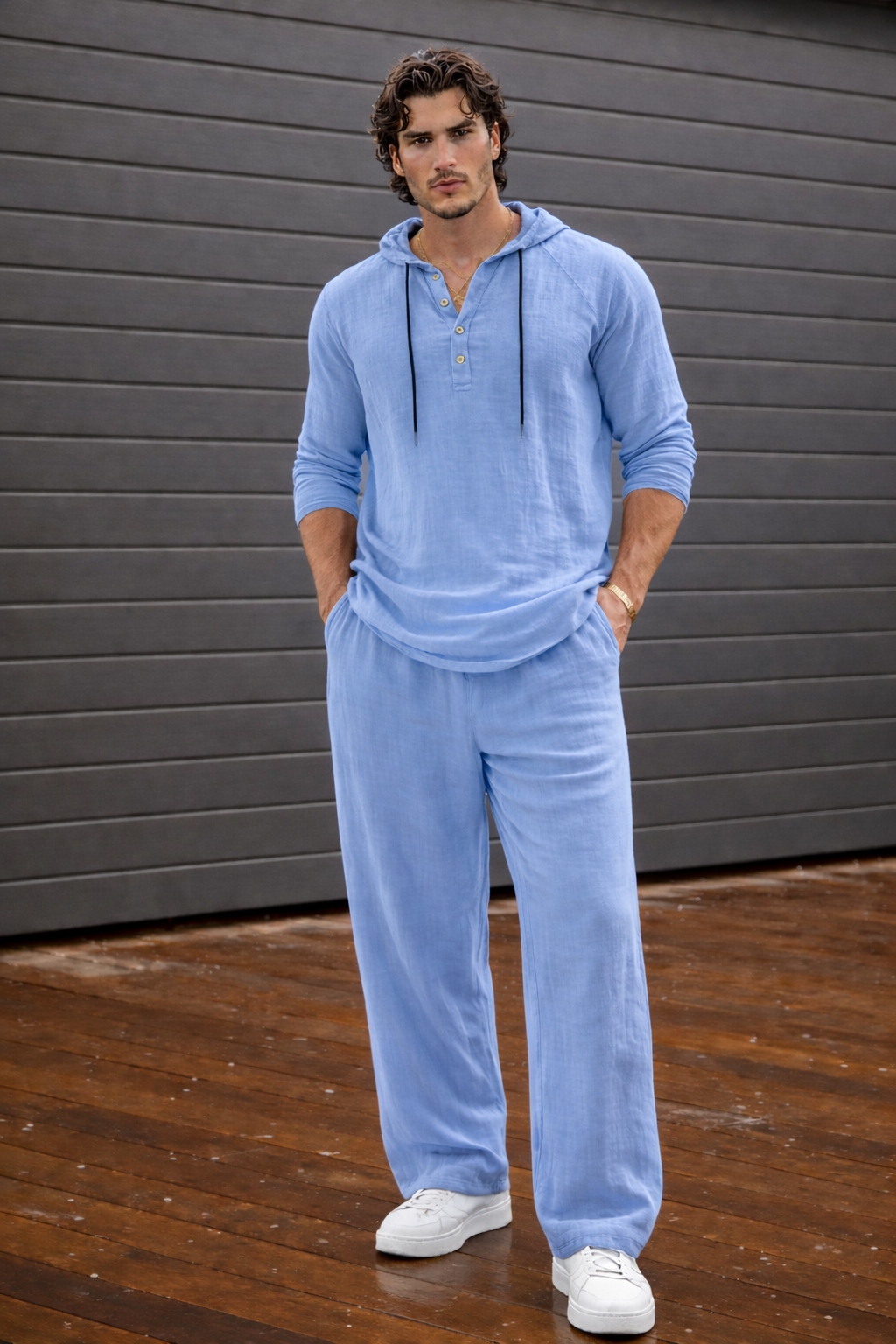 Conjunto Masculino de Lino