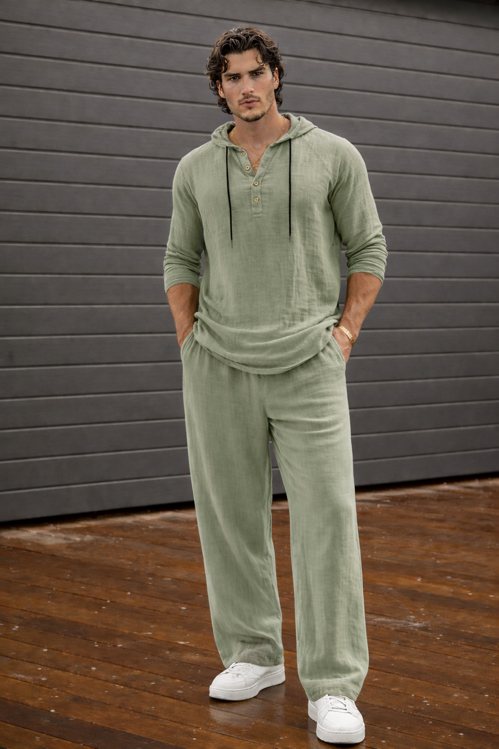 Conjunto Masculino de Lino