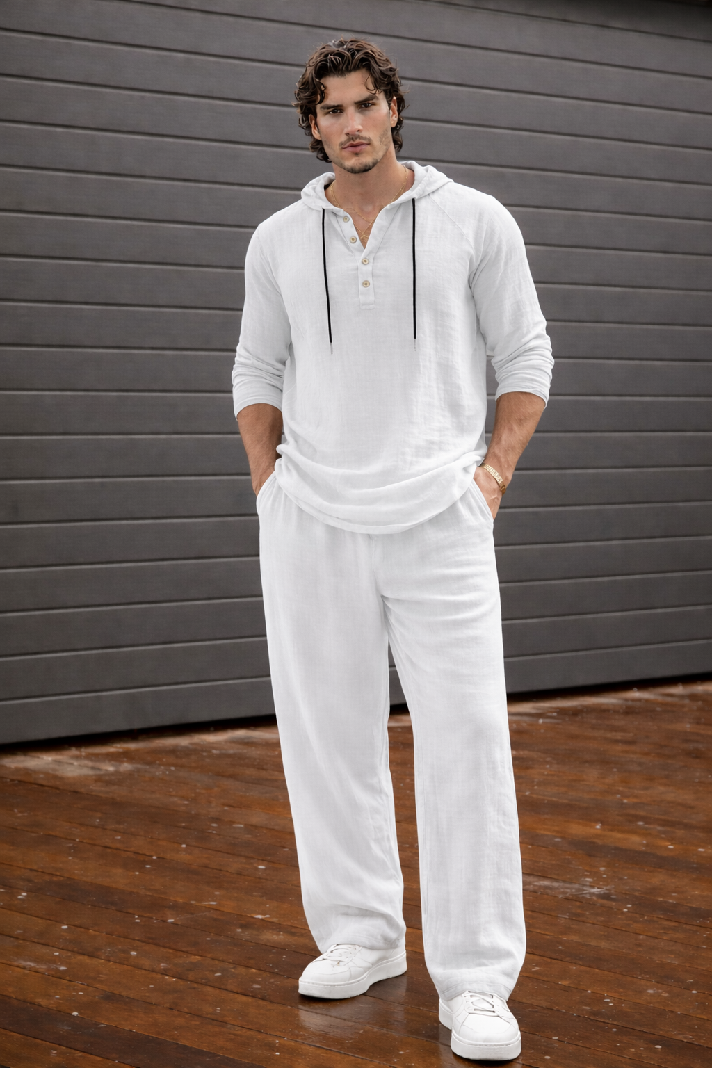 Conjunto Masculino de Lino