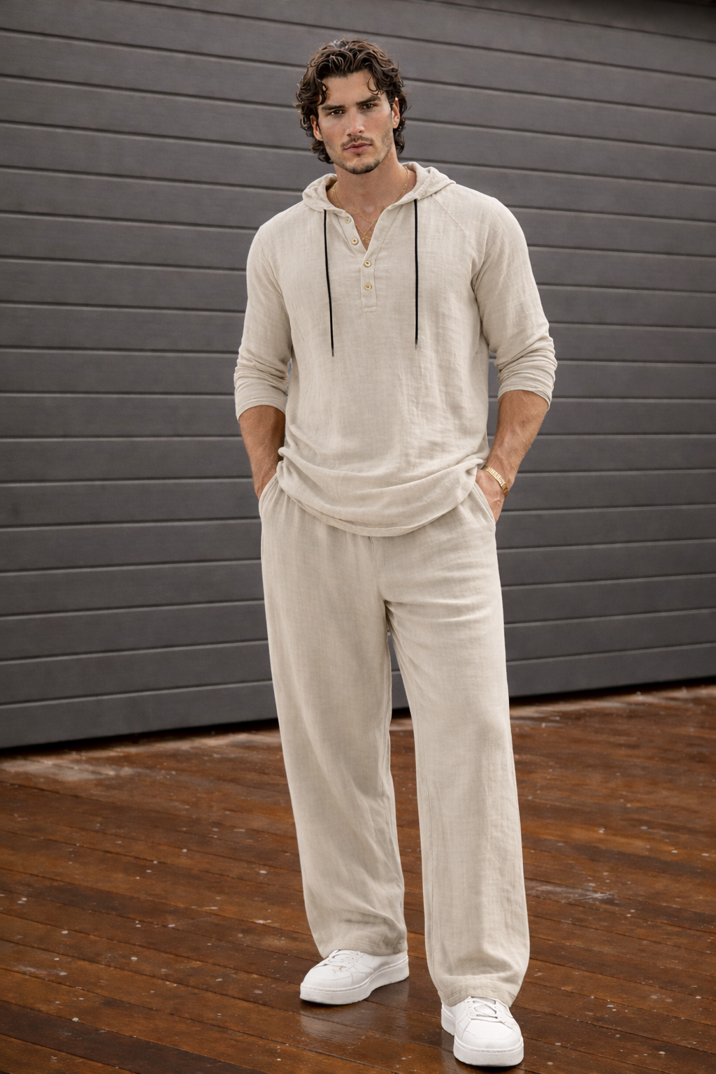 Conjunto Masculino de Lino
