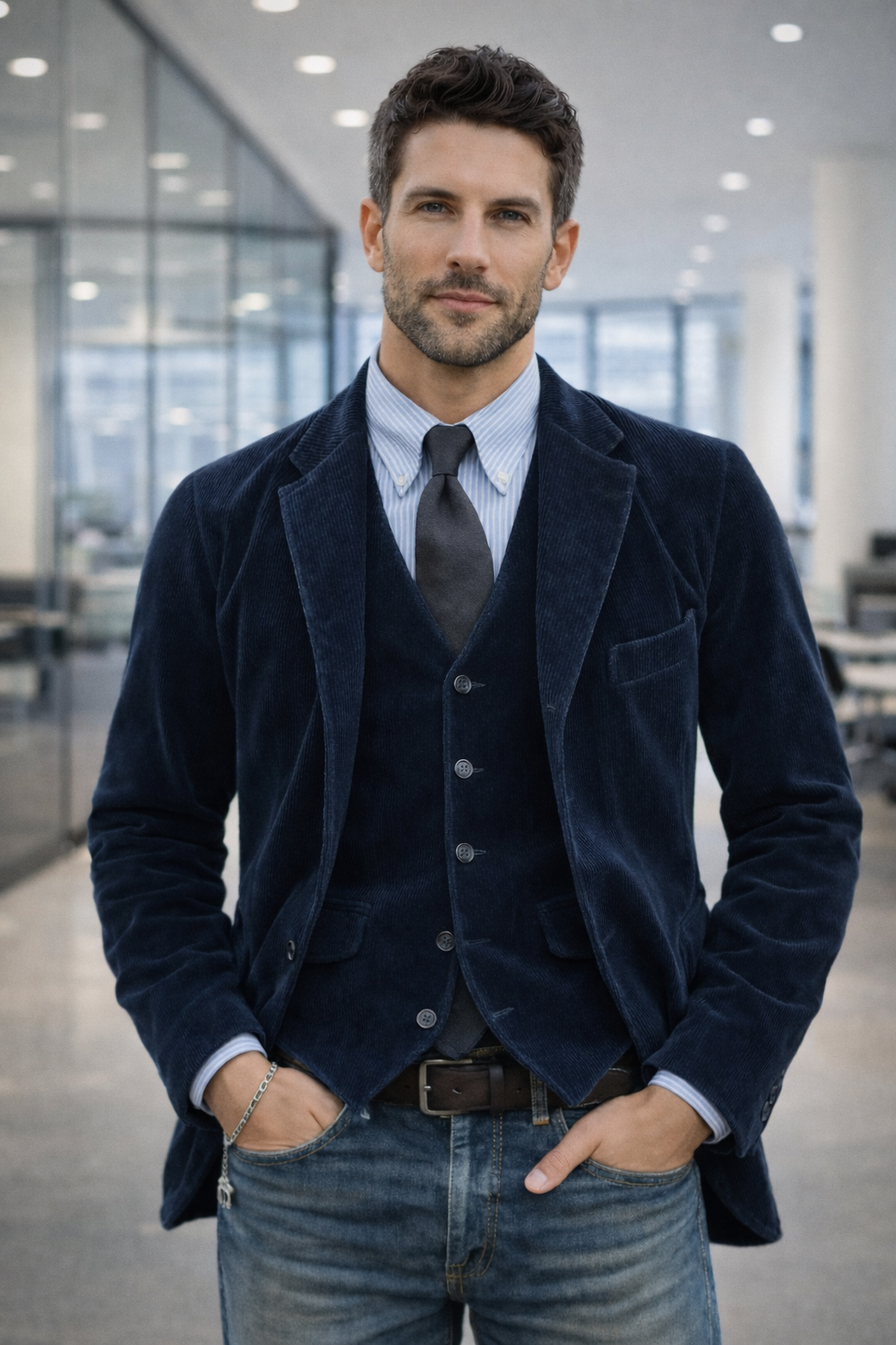 GALA MILOVA | CONJUNTO - BLAZER Y CHALECO