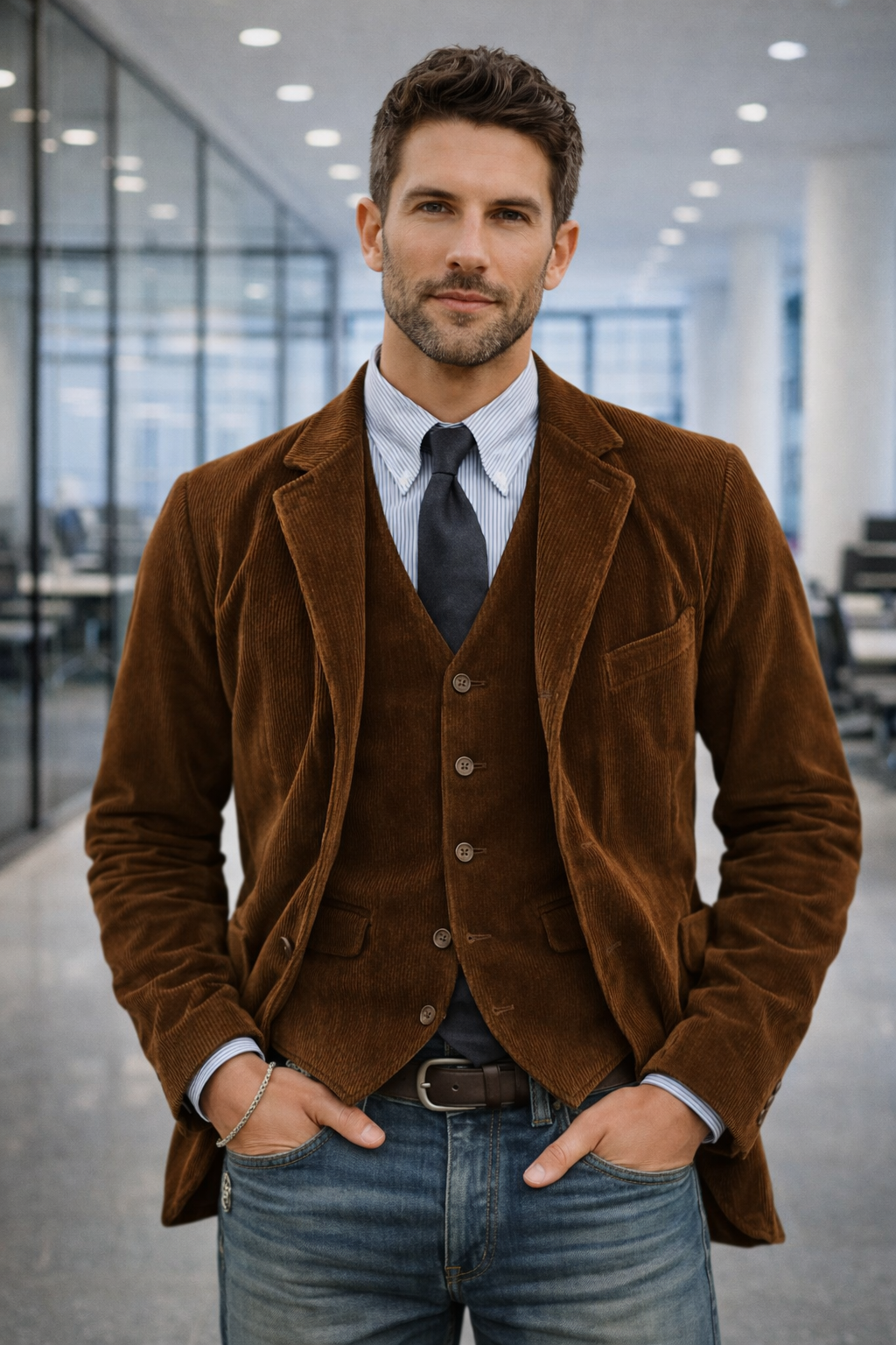 GALA MILOVA | CONJUNTO - BLAZER Y CHALECO