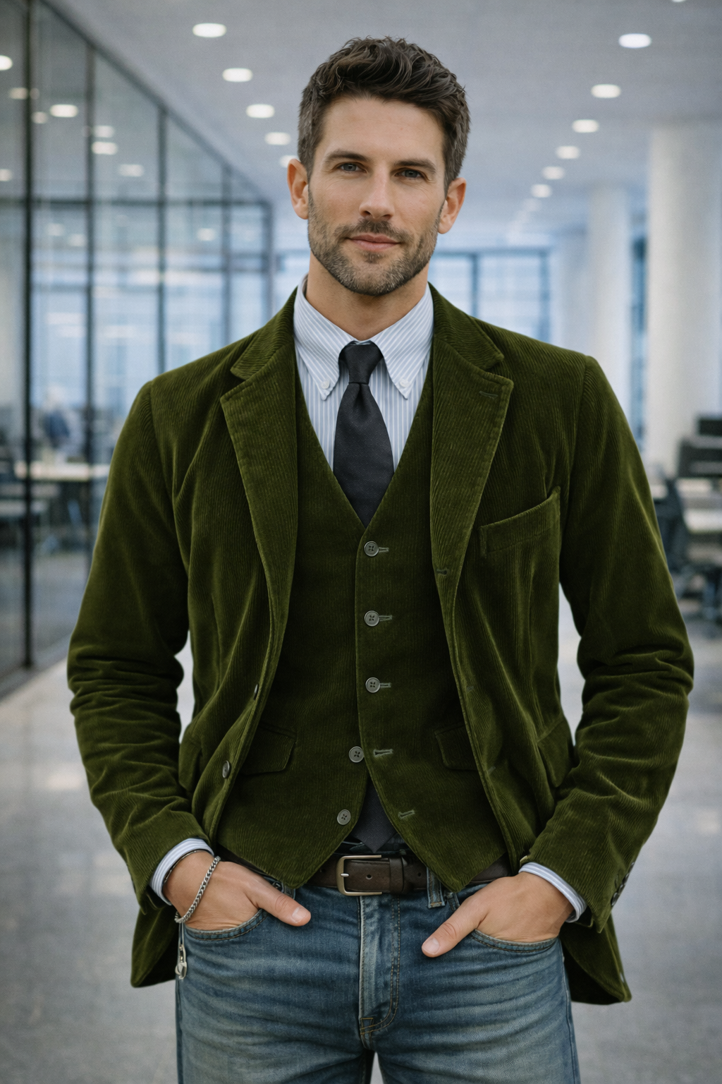 GALA MILOVA | CONJUNTO - BLAZER Y CHALECO