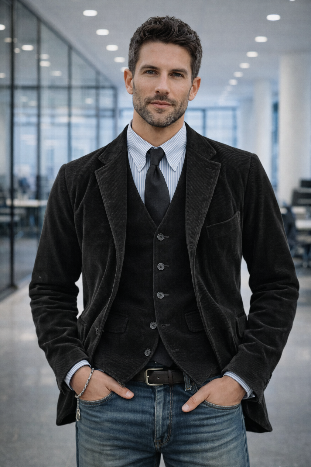 GALA MILOVA | CONJUNTO - BLAZER Y CHALECO